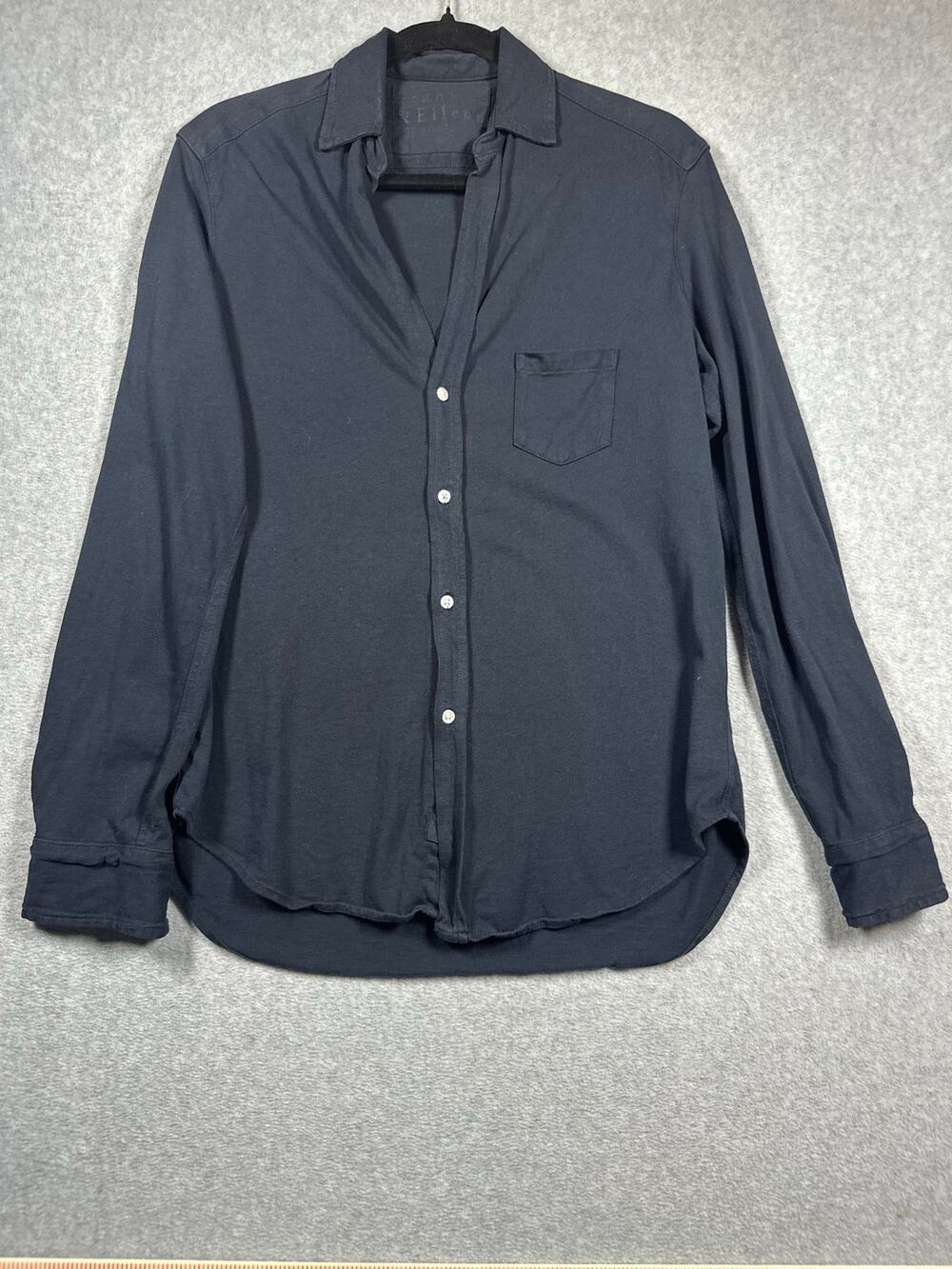 Frank & Eileen Tee Lab Eileen Relaxed Button-Up Shirt Women's XS Black